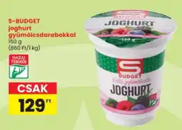 Interspar S budget joghurt ajánlat