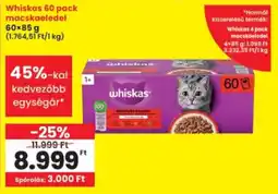 Interspar Whiskas macskaeledel ajánlat