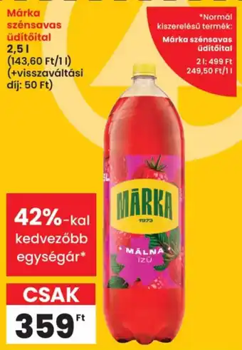 Márka szénsavas üdítőital