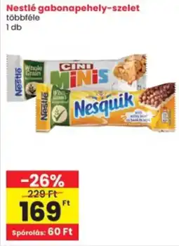 Interspar Nestlé gabanapehely-szelet ajánlat