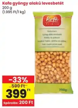 Interspar Kofa gyöngy alakú levesbetét ajánlat