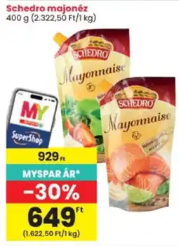 Interspar Schedro majonéz ajánlat
