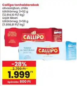 Interspar Callipo tonhaldarabok ajánlat