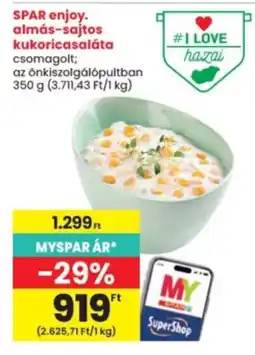 Interspar spar enjoy kukoricasaláta ajánlat