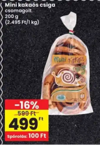 Mini kakaós csiga
