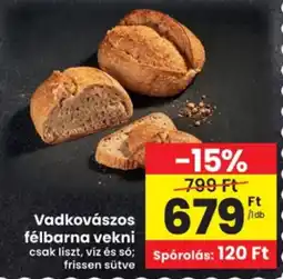 Interspar Vadkovászos félbarna vekni ajánlat