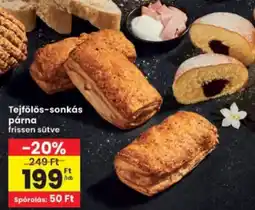 Interspar Tejfölös-sonkás párna ajánlat