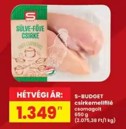 Interspar S-budget csirkemellfilé ajánlat