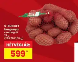Interspar S-Budget burgonya ajánlat