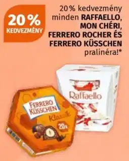 Müller Ferrero Raffaello Mon chéri Ferrero rocher Ferrero küsschen ajánlat
