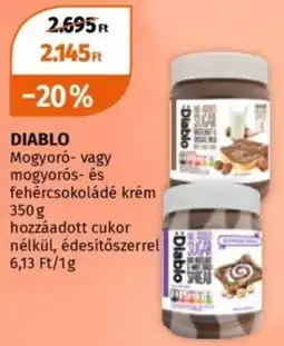 Müller Diablo mogyoró- vagy mogyorós- és fehércsokoládé krém ajánlat