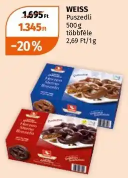 Müller Weiss puszedli ajánlat