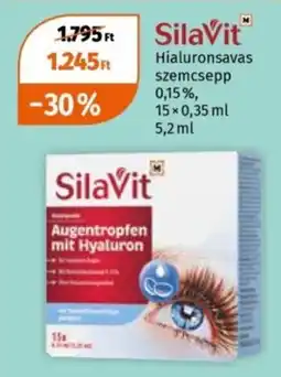 Müller Silavit hialuronsavas szemcsepp ajánlat