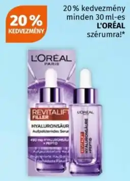 Müller L'Oréal szérumra ajánlat