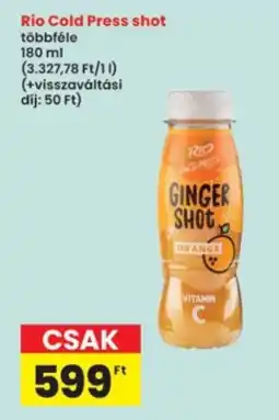 Interspar Rio cold press shot ajánlat