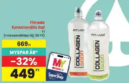 Interspar Fitrade funkcionális ital ajánlat