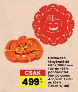 Interspar Halloween tányéralátét ajánlat