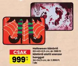 Interspar Halloween lábtörlő ajánlat