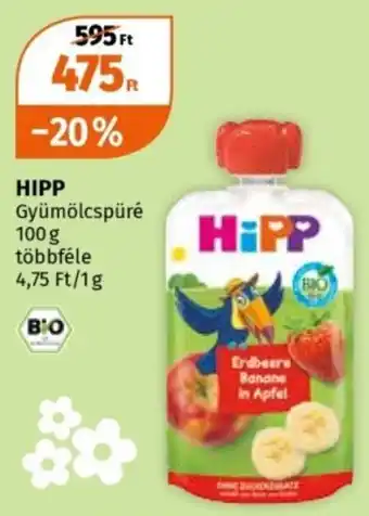 Hipp gyümölcsipüré
