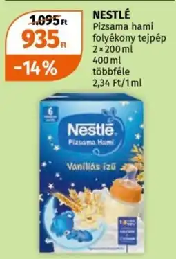 Müller Nestlé Pizsama hami folyékony tej ajánlat