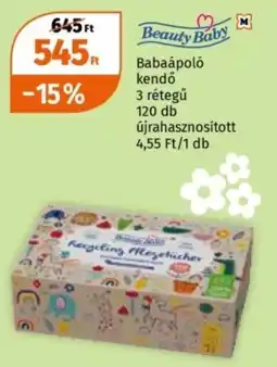Müller Beauty Baby babaápoló kendő ajánlat
