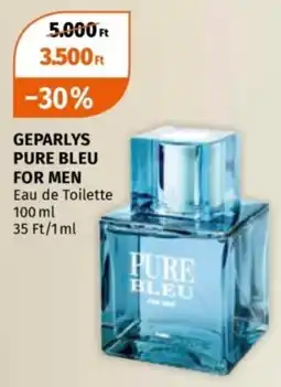 Müller Geparlys pure bleu for men ajánlat