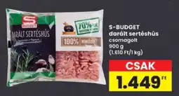 Interspar S-budget darált sertéshús ajánlat