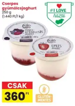 Interspar Cserpes gyümölcsjoghurt ajánlat