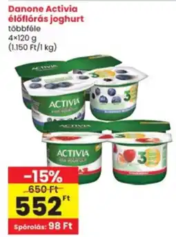Interspar Danone Activia élőflóra joghurt ajánlat