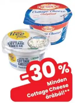 Interspar President cottage cheese ajánlat