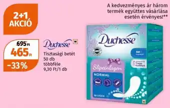 Duchesse tisztasági betét