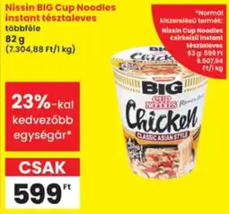 Interspar Nissin big cup noodles ajánlat