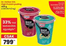 Interspar Dr. Oetker high protein pudding ajánlat