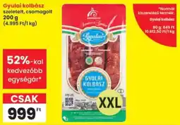 Interspar Gyulai kolbász ajánlat