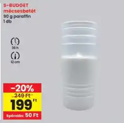 Interspar S-Budget mécsesbetét ajánlat