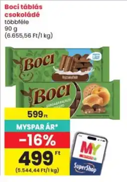 Interspar Boci csokoládé ajánlat