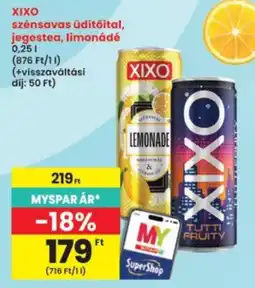 Interspar Xixo szénsavas üdítőital ajánlat