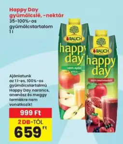 Interspar Happy Day gyümölcslé ajánlat