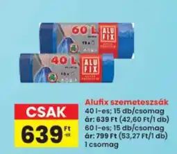 Interspar Alufix szemeteszsák ajánlat