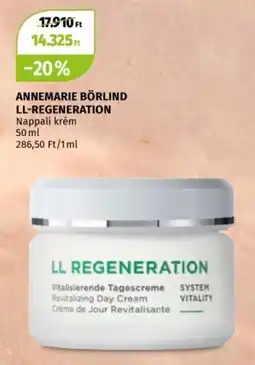 Müller Annemarie Börlind ll regeneration ajánlat