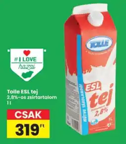 Interspar Tolle esl tej ajánlat