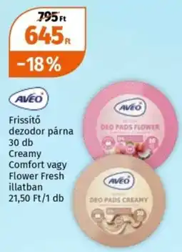 Müller Aveo frissítő dezodor párna ajánlat