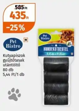 Müller Pet Bistro kutyapiszok gyűjtőtasak ajánlat