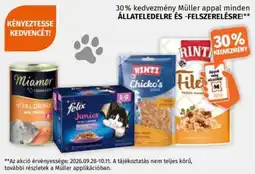 Müller Állateledelre és -felszerelésre ajánlat