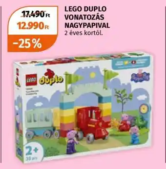 LEGO DUPLO VONATOZÁS NAGYPAPIVAL