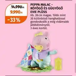 Müller PEPPA MALAC - RÖFÖGŐ ÉS GÜGYÖGŐ EVIE PLÜSS ajánlat