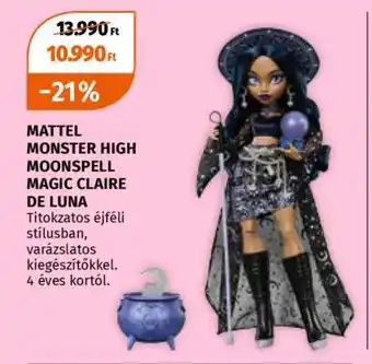 MATTEL MONSTER HIGH MOONSPELL MAGIC CLAIRE DE LUNA