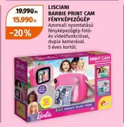Müller LISCIANI BARBIE PRINT CAM FÉNYKÉPEZŐGÉP ajánlat