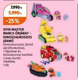 Müller SPIN MASTER MANCS ŐRJÁRAT – DINOSZAURUSZOS JÁRMŰ ajánlat