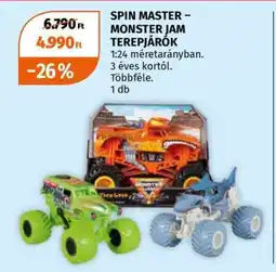 Müller SPIN MASTER – MONSTER JAM TEREPJÁRÓK ajánlat